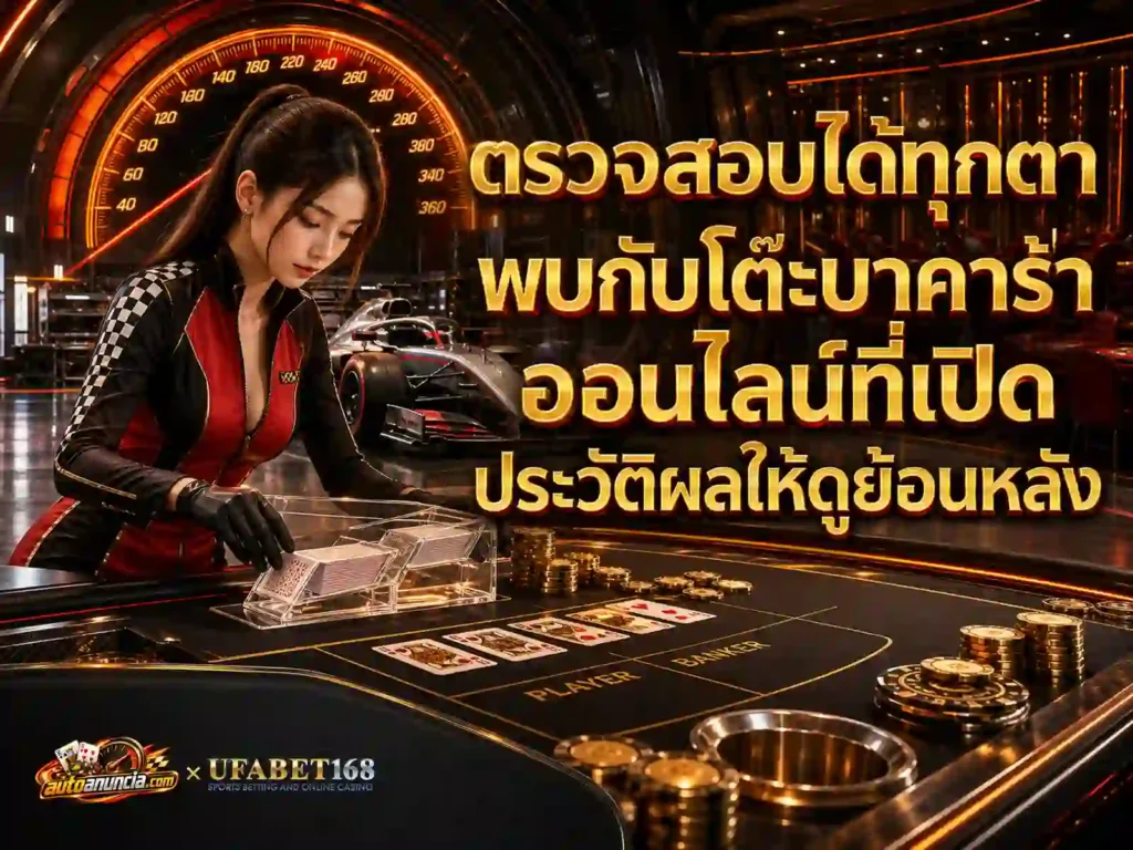 โต๊ะที่ตรวจย้อนได้ บาคาร่าออนไลน์ เปิดให้ดูทุกตา